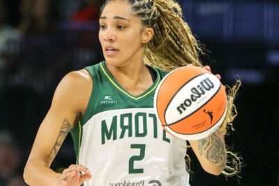PHOTO: Seattle Storm Star Gabby Williams Had Fans Doing A Double-Take With Her Bra-Less Outfit