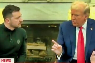 Leaked Video From The Oval Office Shows Donald Trump & JD Vance Going Off On Ukraine President Volodymyr Zelensky During Heated Exchange
