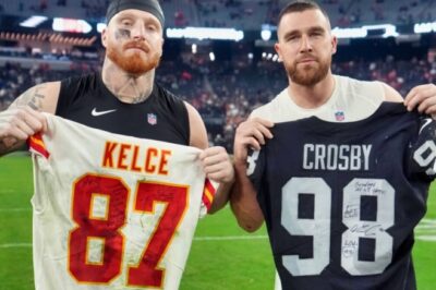 NFL Fans Are In Stitches After Travis Kelce & Maxx Crosby Combine Photos Resurfaced